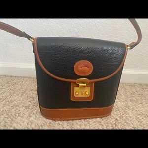 Dooney & Bourke black and brown crossbody bag